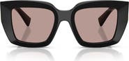 Miu Miu 51mm Gradient Square Sunglasses