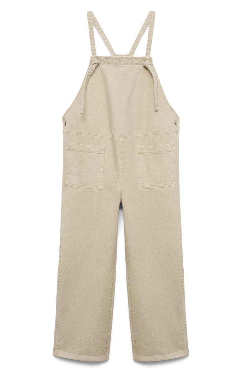 MANGO Denim Maternity Overalls, Alternate, color,