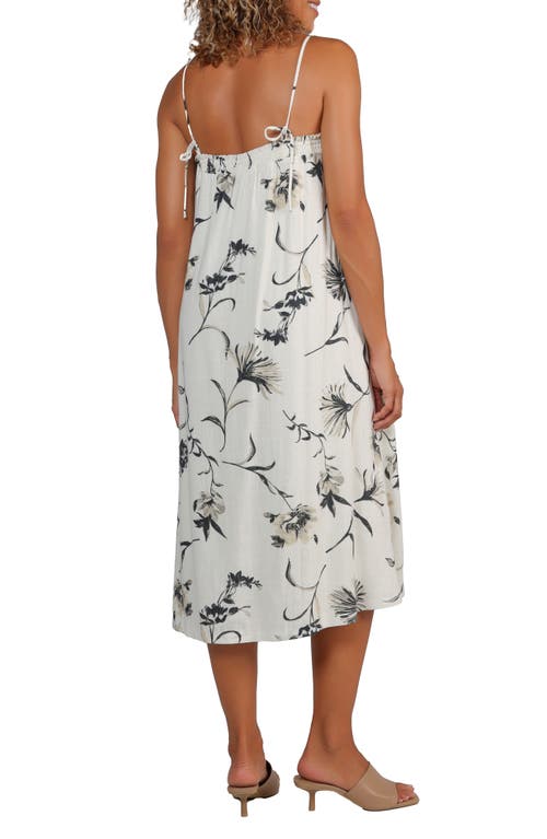 Matty M . Daphne Floral Sundress In White