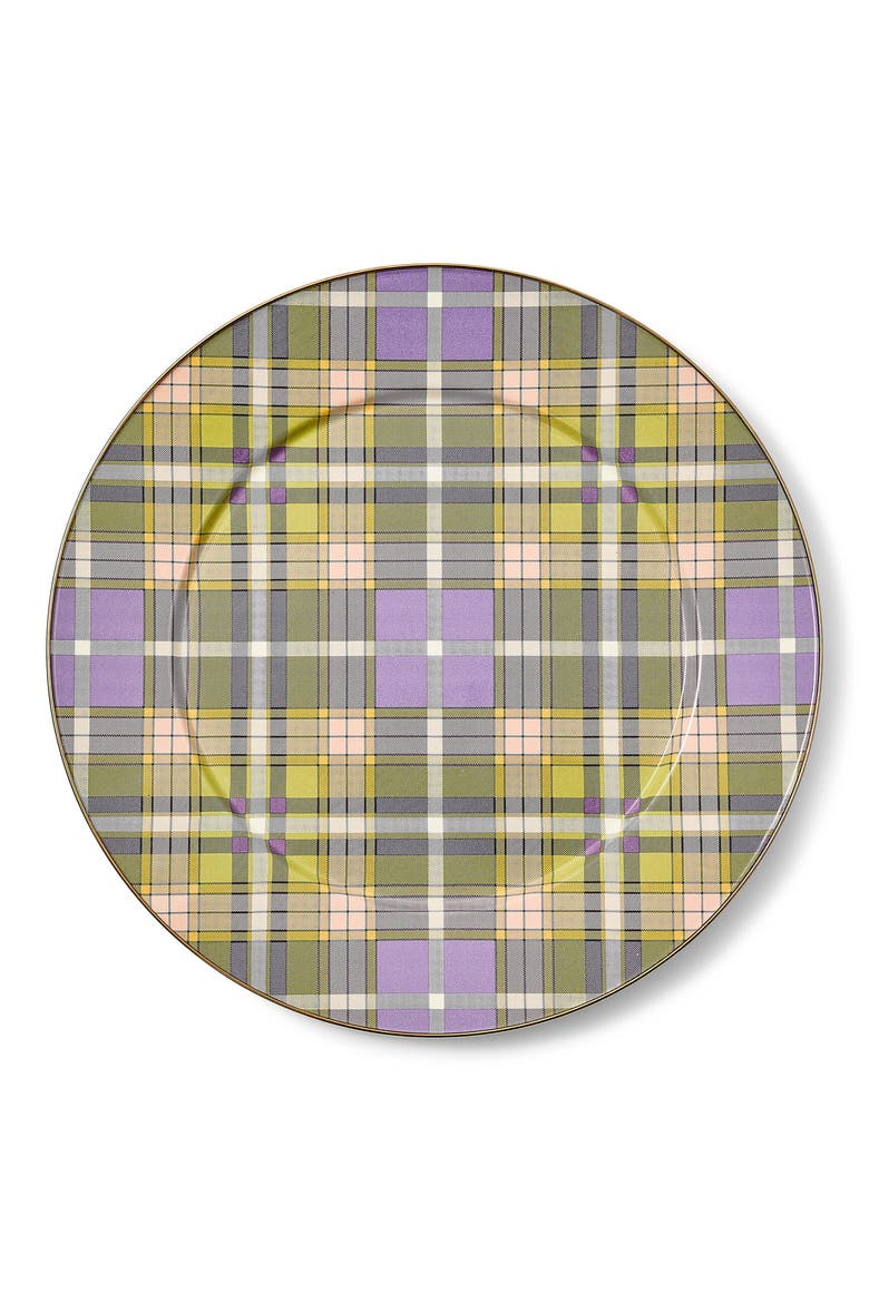 Tartan Violet Serving Platter, Main, color, TARTAN VIOLET