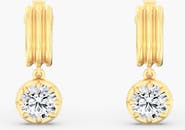 Everlee Round Aura Drop Lab Diamond in 14K Gold