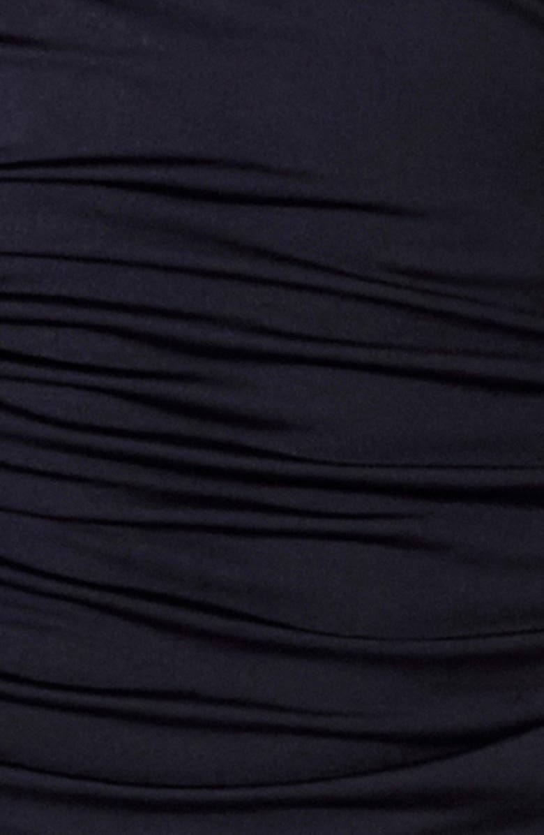 Nia Brisa One-Shoulder Cocktail Minidress, Alternate, color, Midnight