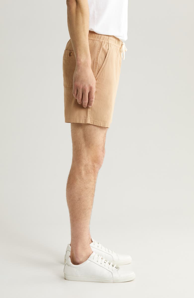 Marine Layer Saturday Elastic Waist Canvas Shorts, Alternate, color, 