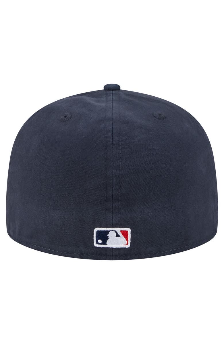 New Era Men's New Era  Navy Boston Red Sox Championship Side Flag A-Frame 59FIFTY Fitted Hat, Alternate, color, Navy