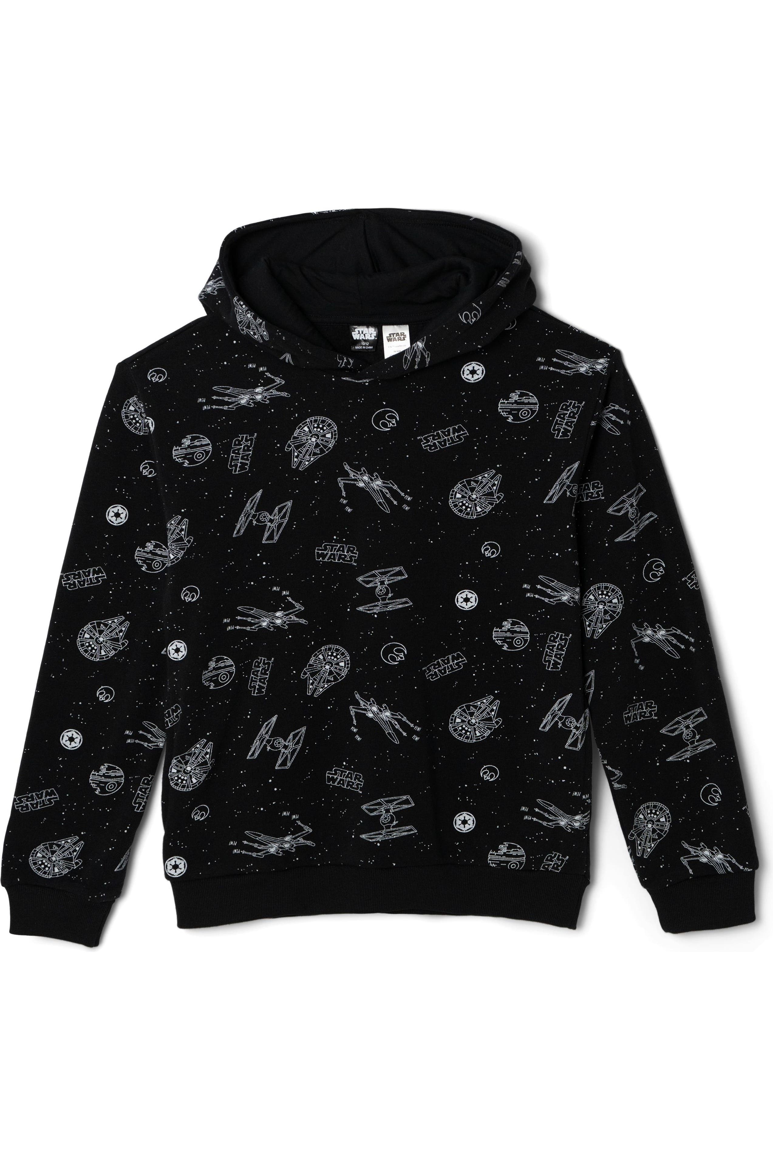 Black Starry Print