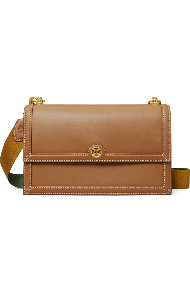 Tory Burch T Monogram Leather Shoulder Bag, Main, color,
