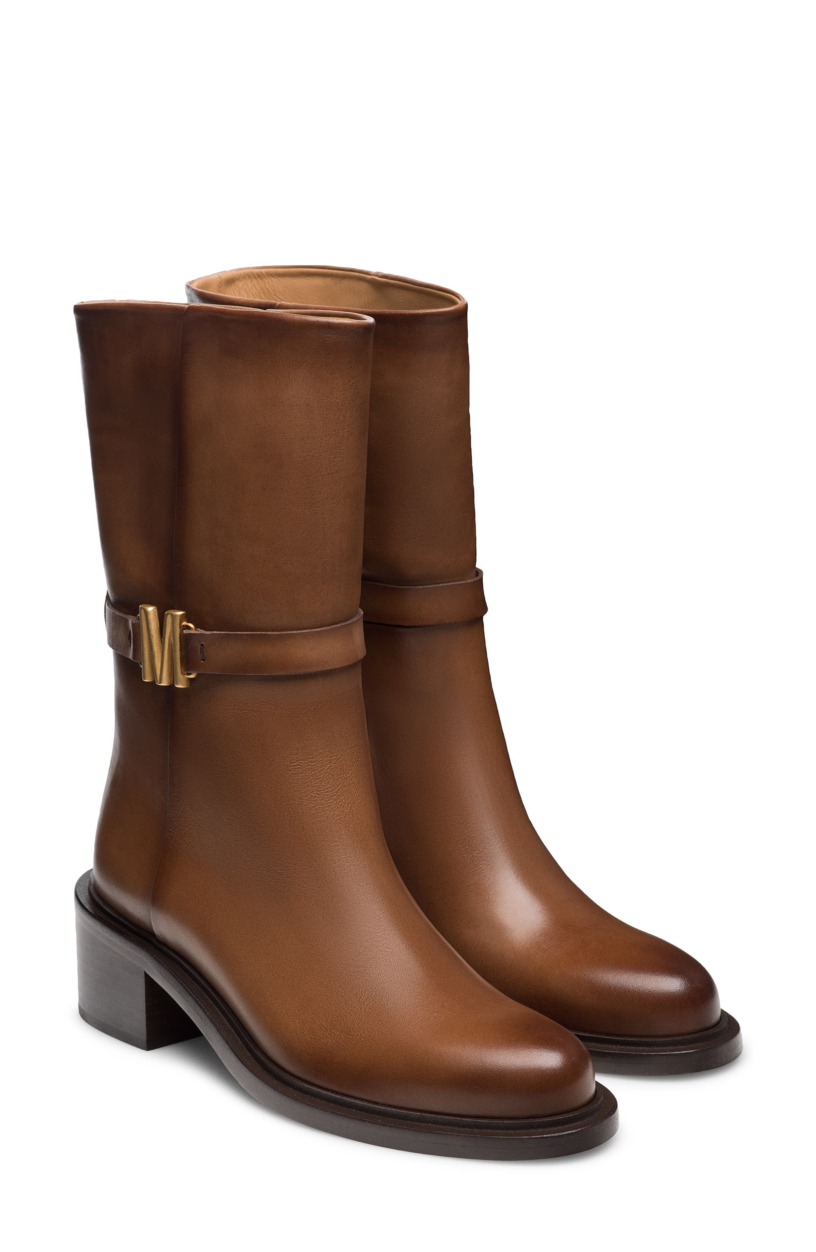 Magnanni Genevieve Bootie, Main, color, Brown