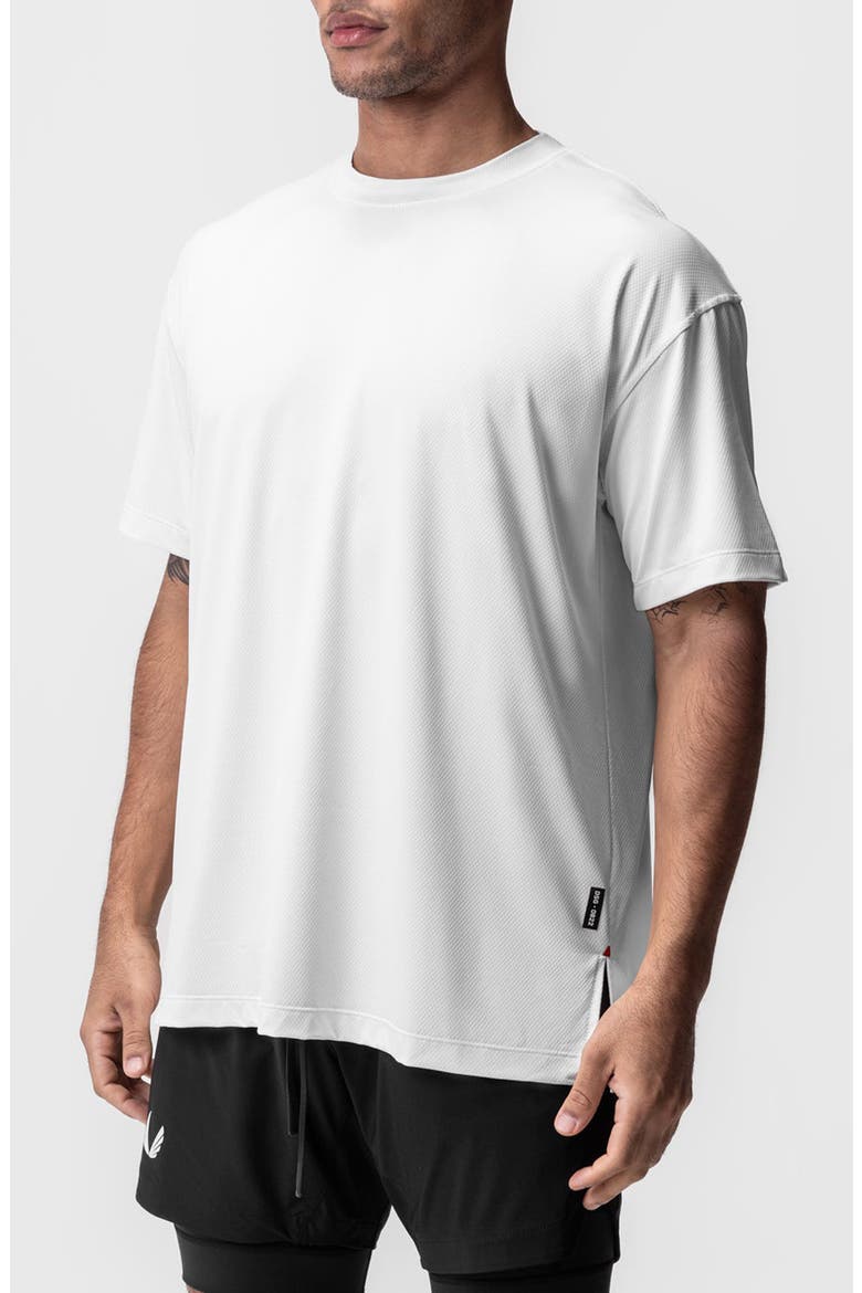 AeroSilver® Oversize Tee, Main, color, WHITE