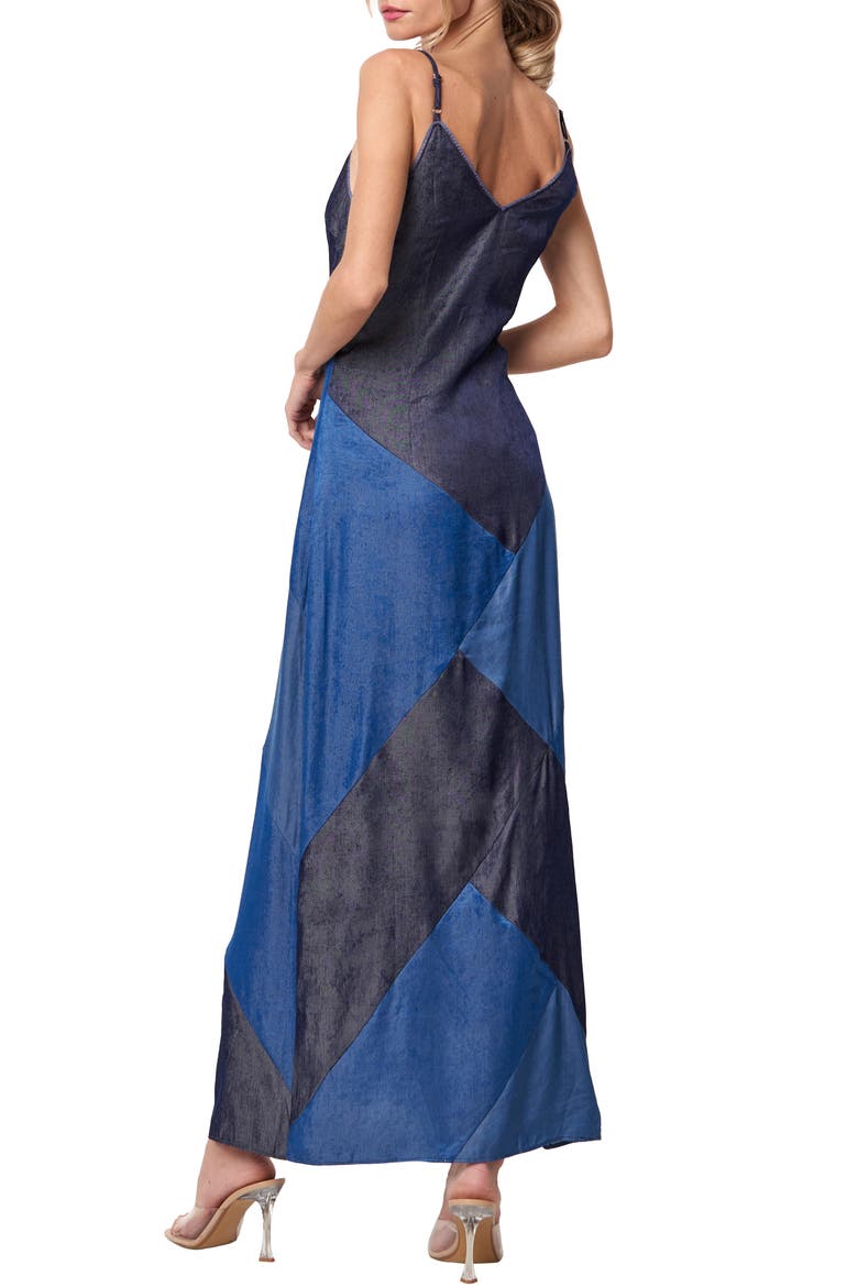 Derica Patchwork Slipdress, Alternate, color, BLUE MULTI
