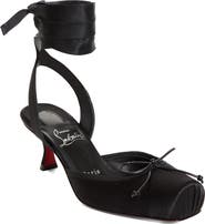 Christian Louboutin Cassia Lace-Up Slingback Pump