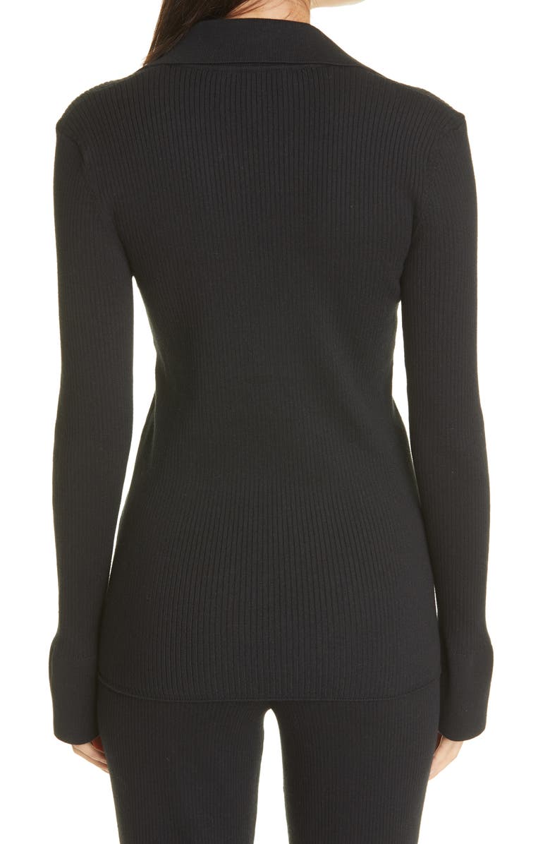 FRAME Slim Rib Cardigan, Alternate, color,