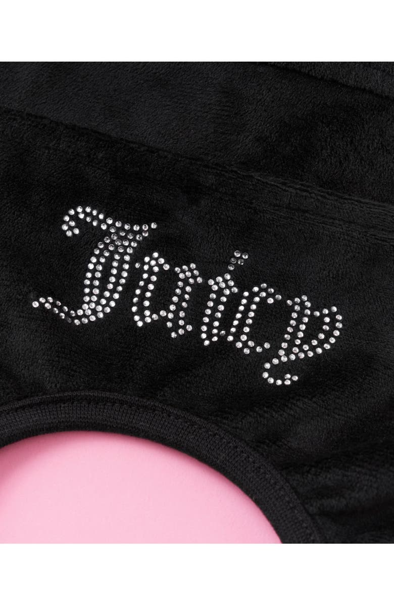 Juicy Couture Velour Dog Tracksuit, Alternate, color, Black