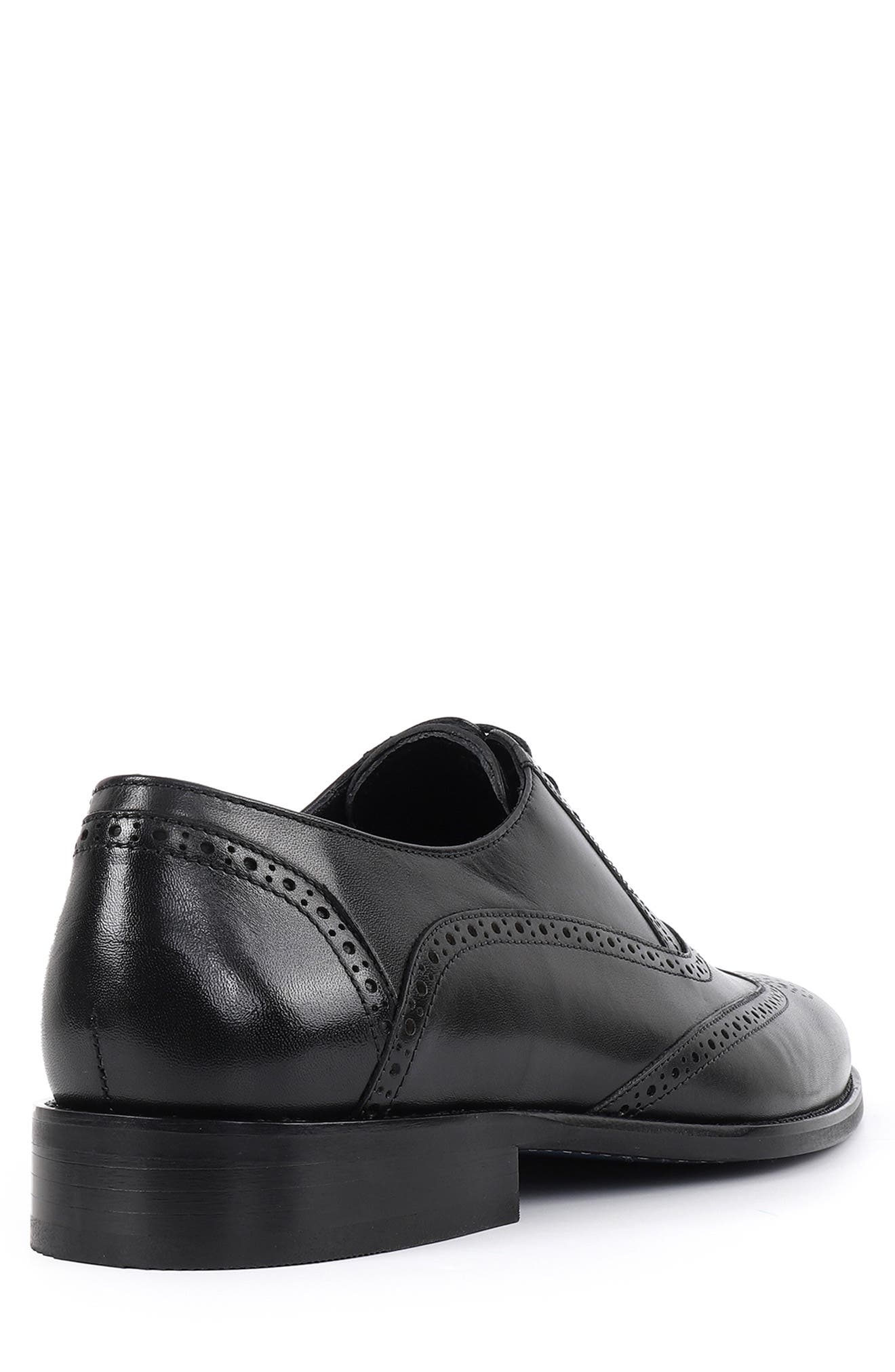 VELLAPAIS Condotti Brogue Oxford, Alternate, color, Black