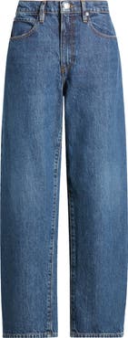 【Frame】ローライズ barrel-legジーンズ FRAME Women's Low Slung Barrel Jeans, Ziggy, Blue, 33 at