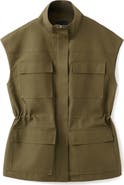 MANGO High Neck Pocket Cotton Vest