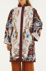 FARM Rio Lunar Boho Reversible Quilted Coat