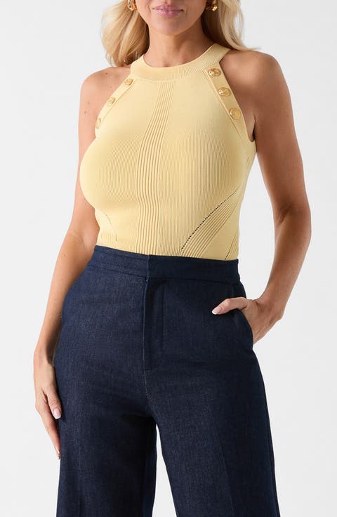 Loli Button Sweater Tank