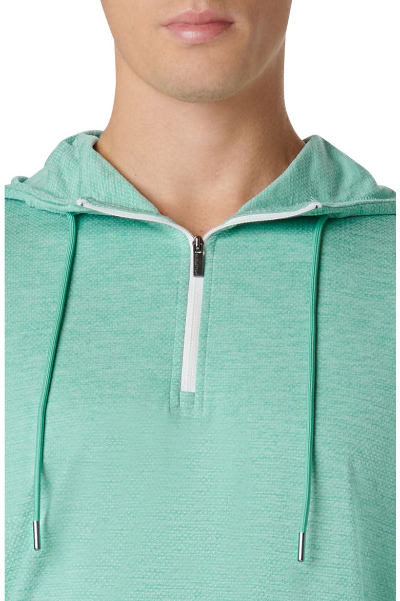 Quarter Zip Performance Hoodie, Alternate, color, MENTHOL