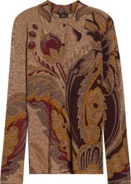 Etro Paisley Wool Knit Shirt