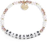 Little Words Project Bridesmaid Beaded Stretch Bracelet