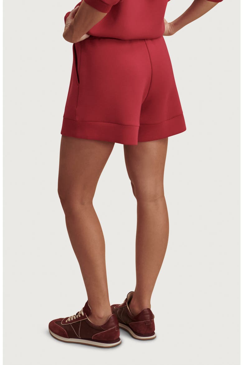 Atrium High Waist Shorts, Alternate, color, RICH RASPBERRY