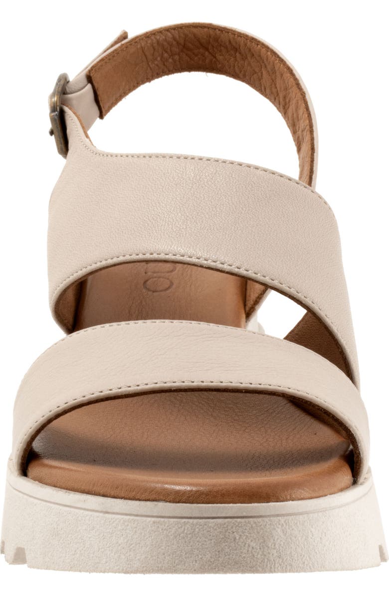 Bueno Gianna Slingback Platform Wedge Sandal, Alternate, color, Light Grey