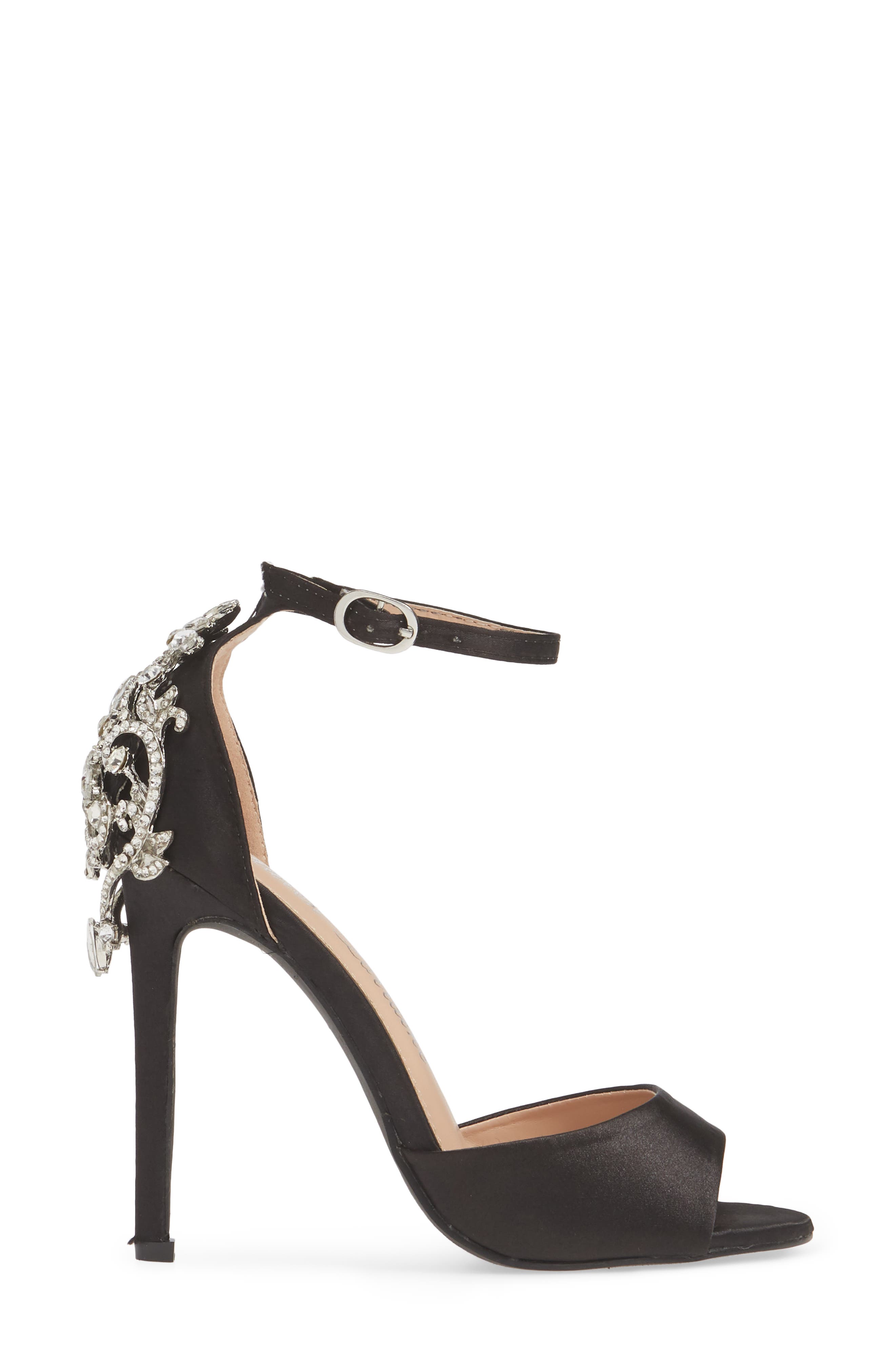 Lauren Lorraine Halsey Crystal Embellished Sandal, Alternate, color, 