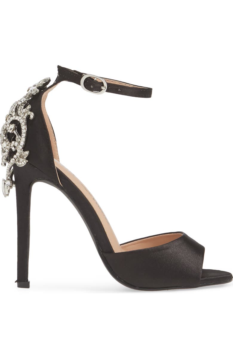 Lauren Lorraine Halsey Crystal Embellished Sandal, Alternate, color,