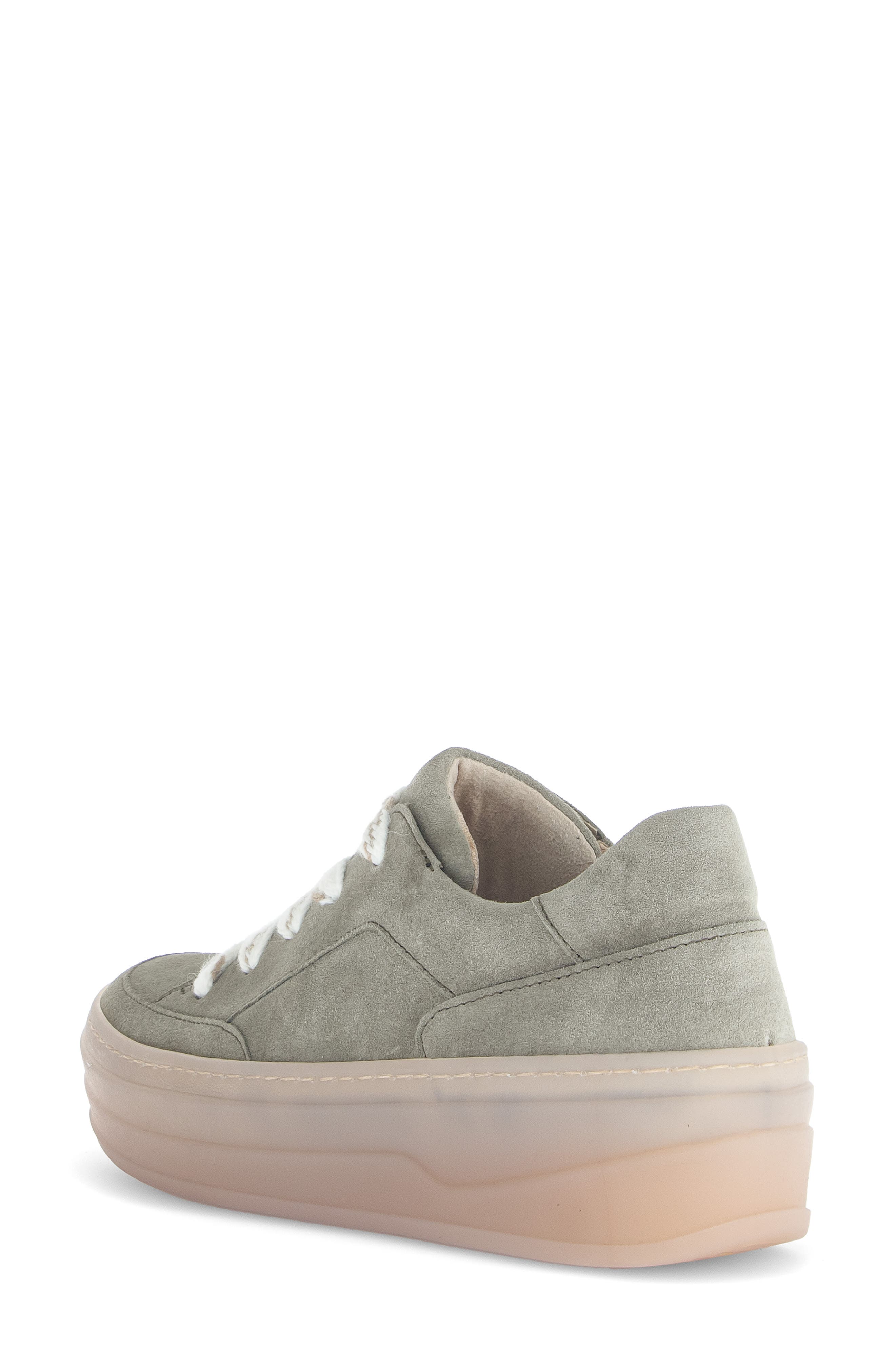 Gabor Platform Sneaker, Alternate, color, Salvia