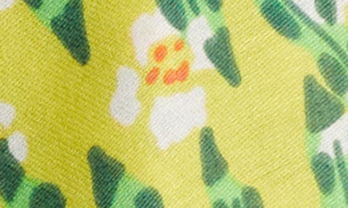 Area Stars Abstract Print Scarf In Green