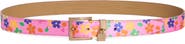 Kurt Geiger London Floral Print Faux Leather Belt