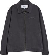 PALMES Lake Cotton Twill Zip Jacket