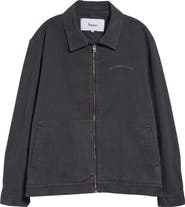 PALMES Lake Cotton Twill Zip Jacket