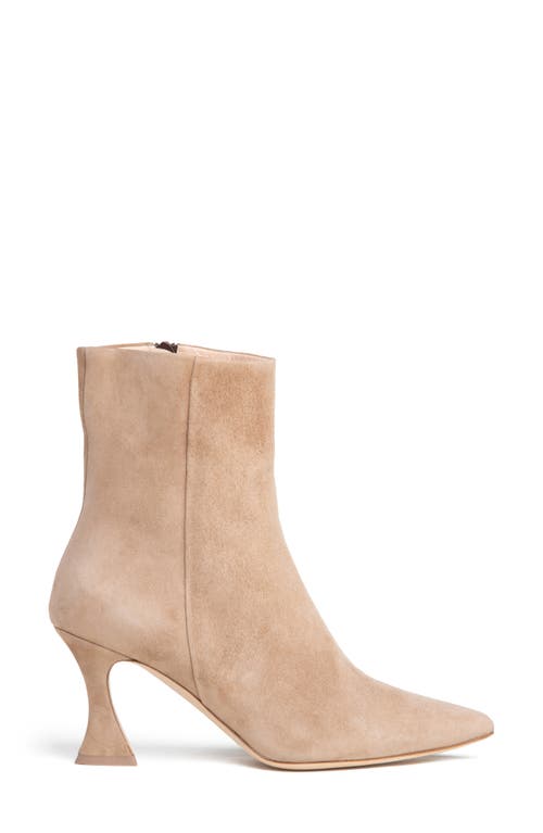 Beautiisoles Soraya Pointed Toe Bootie In Camel