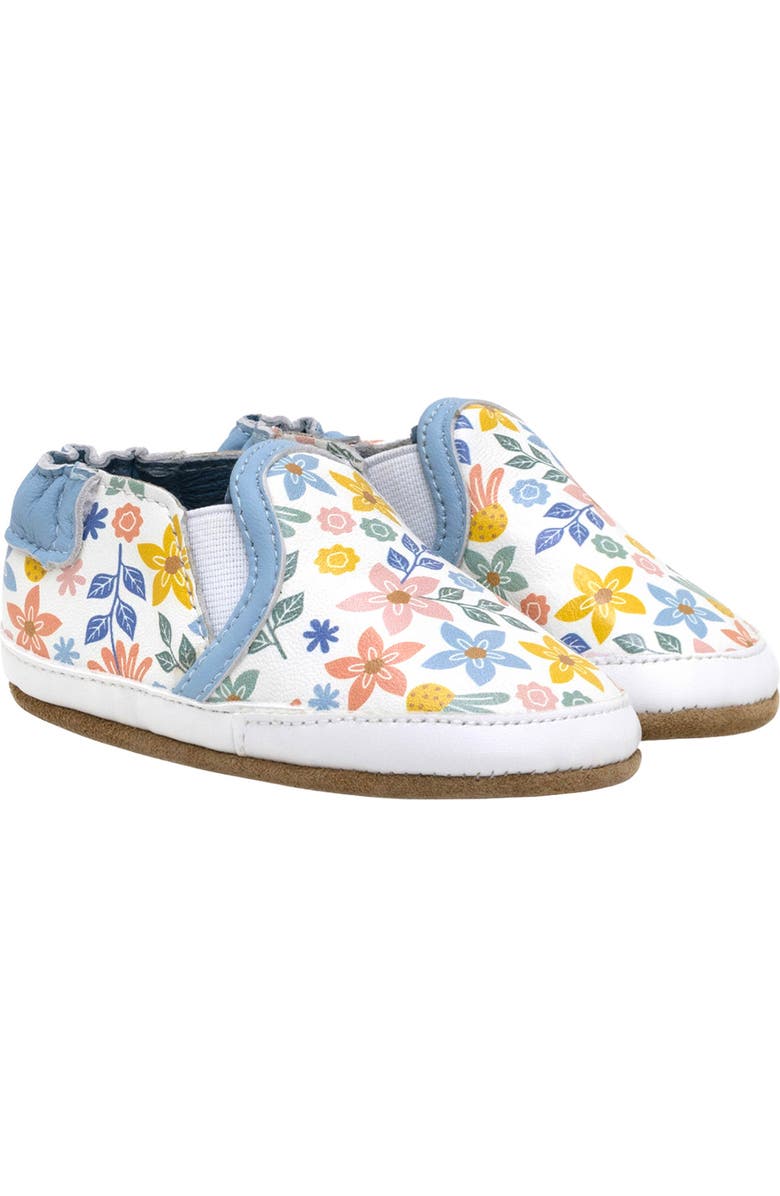 Robeez<sup>®</sup> Bloom Crib Shoe, Main, color,