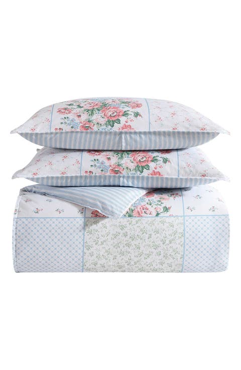 Hope Patchwork Duvet Cover & Sham 3-Piece Set