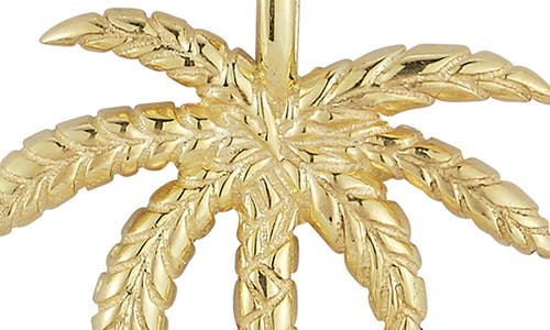 Sphera Milano Palm Tree Pendant Necklace In Gold