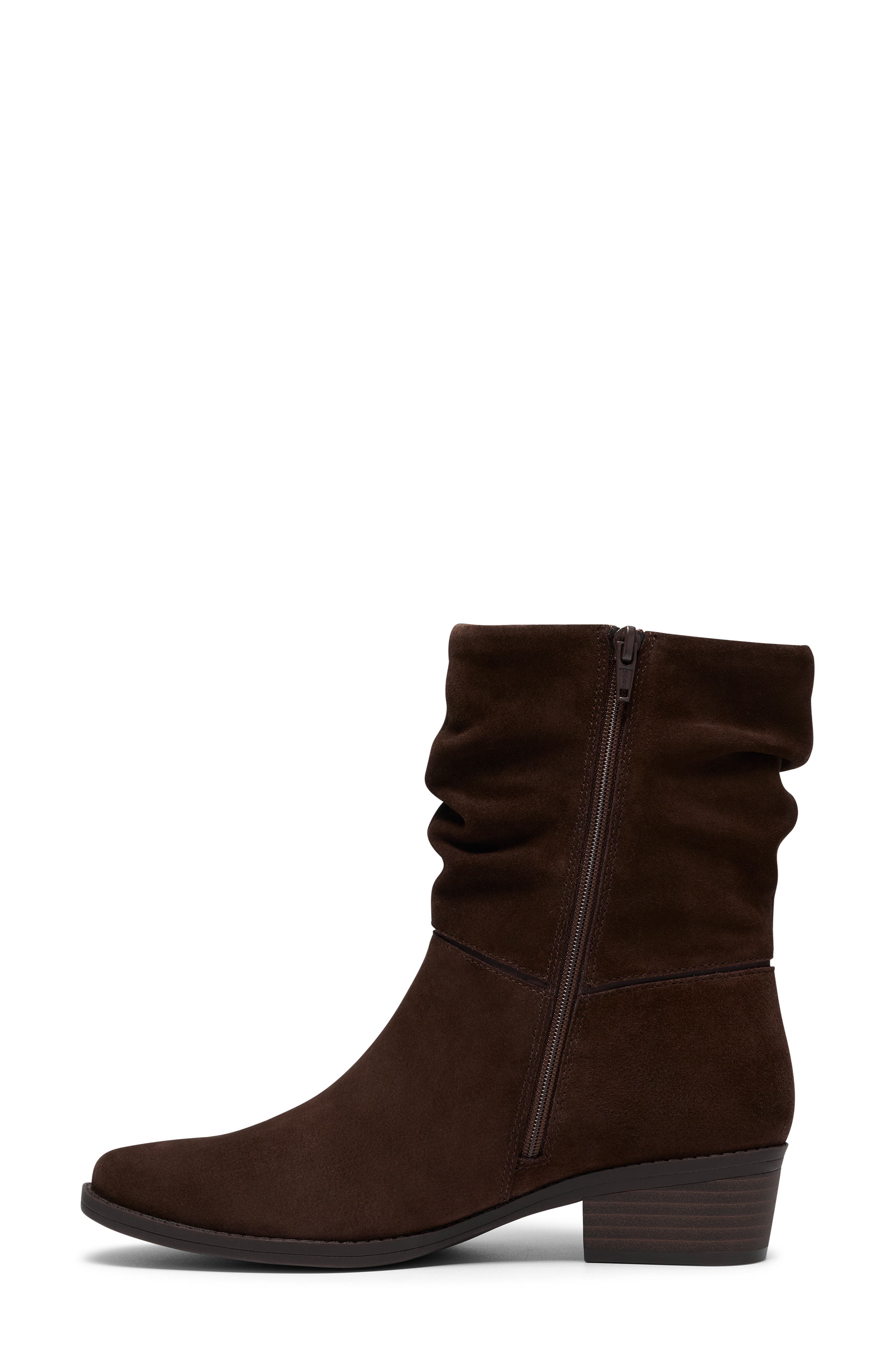 Danyelle Ruby Bootie, Alternate, color, DARK BROWN SUEDE