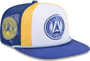 New Era Men's New Era  White Atlanta United FC 2024 Jersey Hook A-Frame Trucker 9FIFTY Snapback Hat