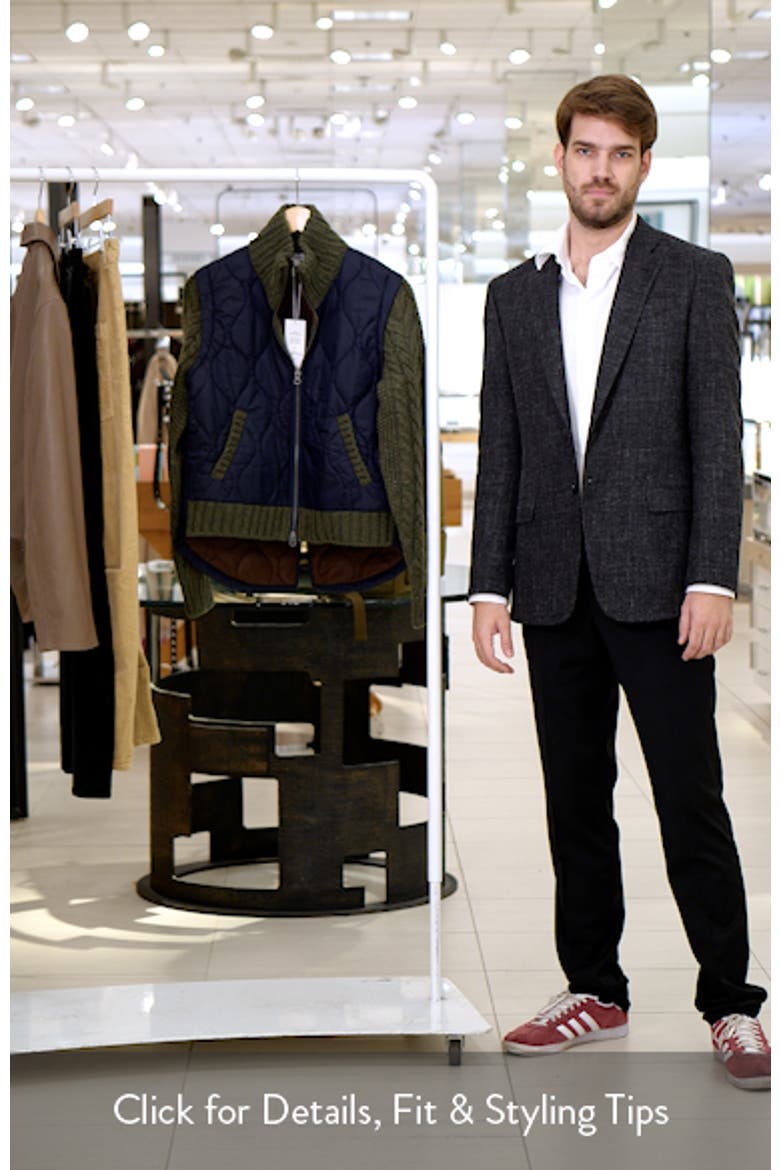 Patra Quilted Mixed Media Wool Blend Jacket video
