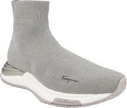 FERRAGAMO Ninette Knit Sock High Top Sneaker