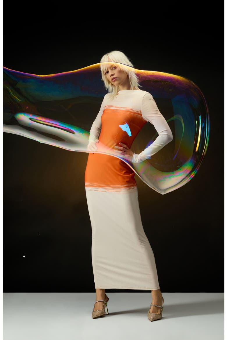 Mia Dress, Alternate, color, Orange