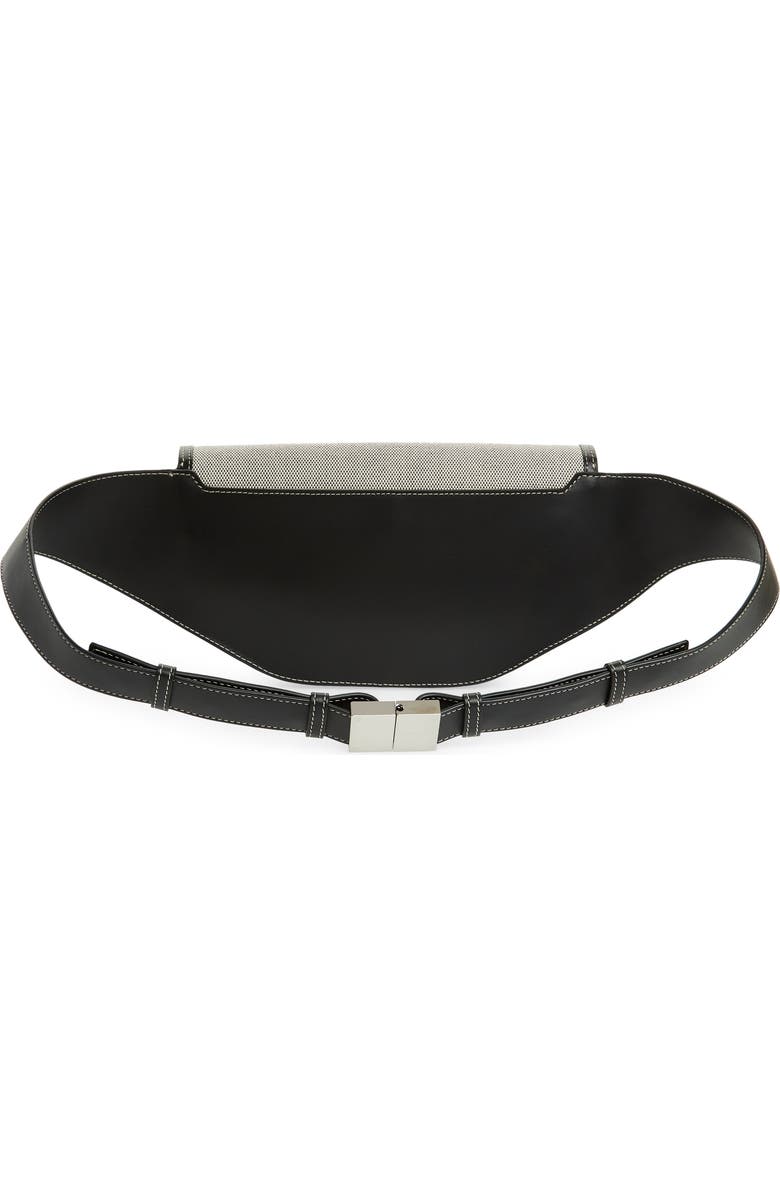 Burberry Olympia Horseferry Print Canvas Belt Bag, Alternate, color,