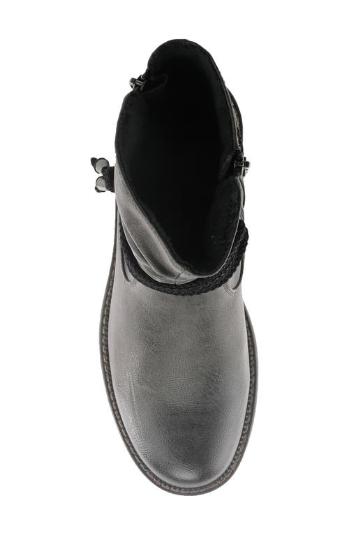Spring Step Kathie Side Zip Bootie In Grey