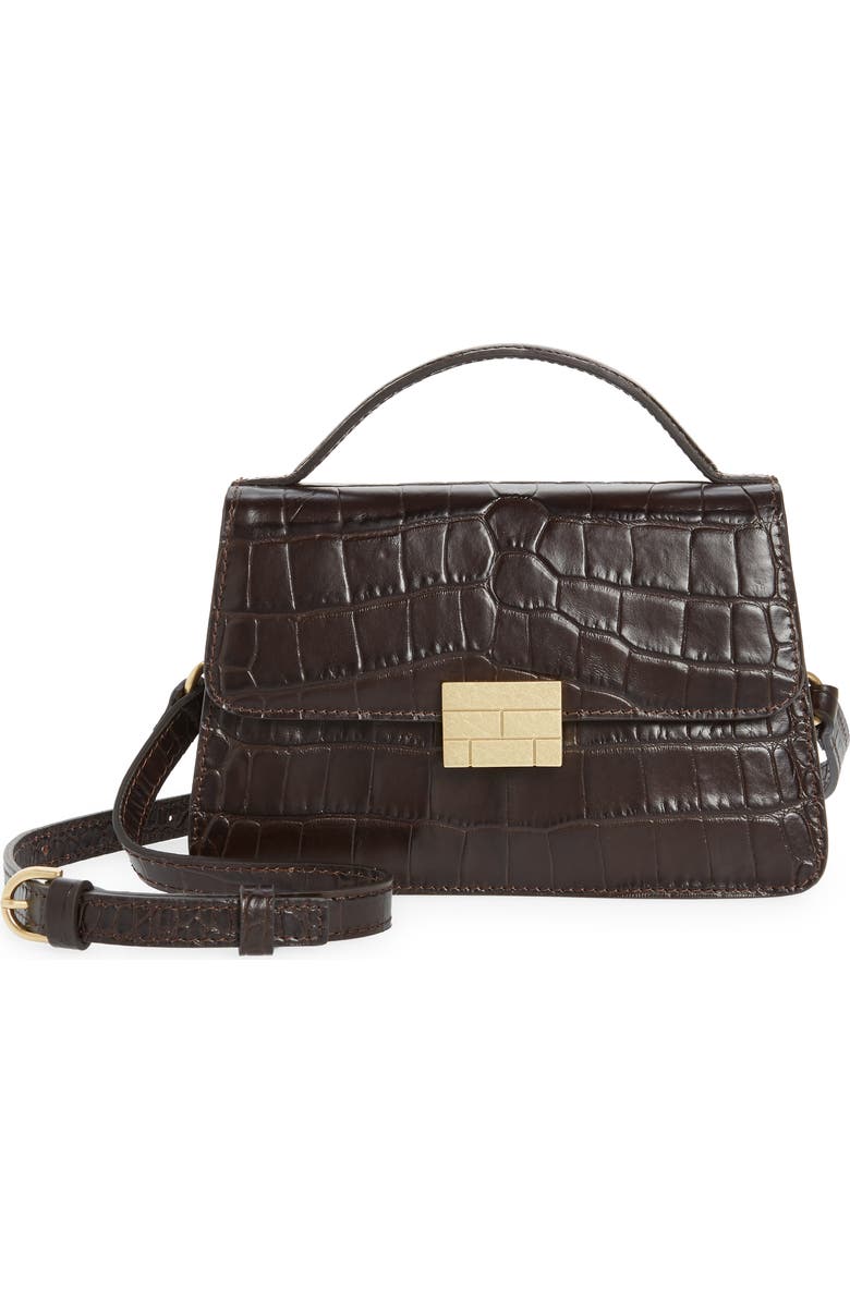 FRAME Le Signature Small Leather Crossbody Bag, Main, color,