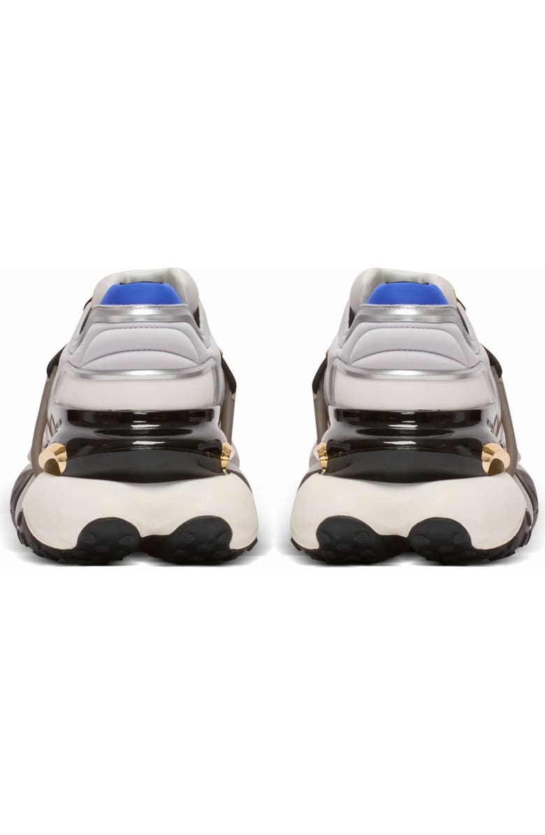 Balmain Unicorn Wave Trainers In Neoprene, Alternate, color, Grey