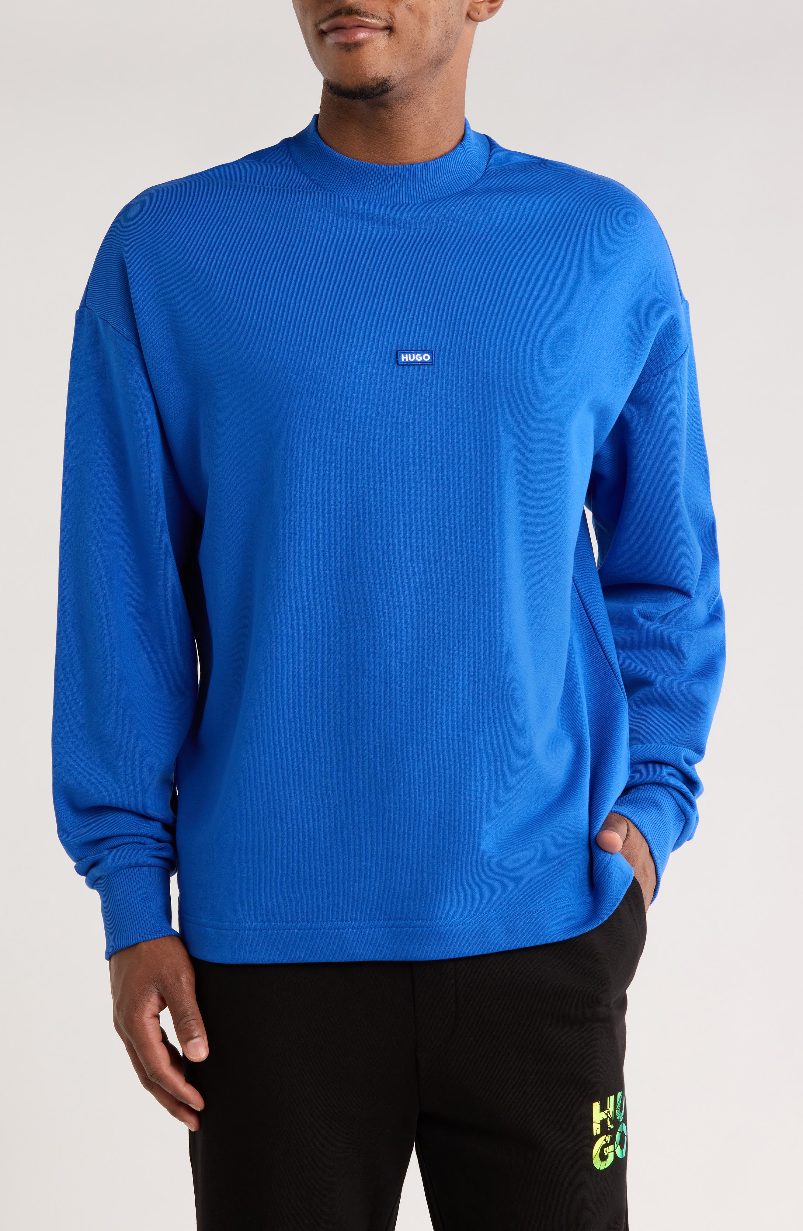 HUGO Nedro Cotton French Terry Sweatshirt