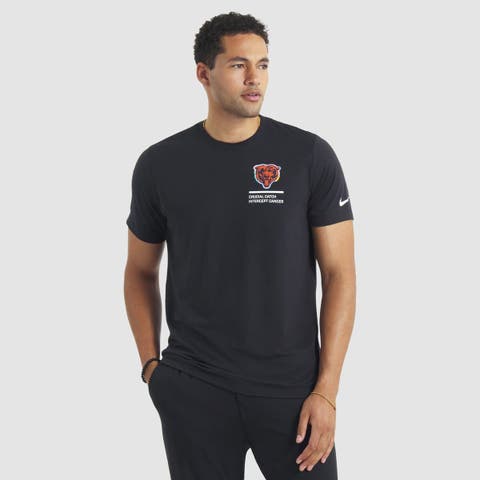 Men's Nike Black Chicago Bears 2025 NFL Crucial Catch Tri-Blend Dri-FIT T-Shirt