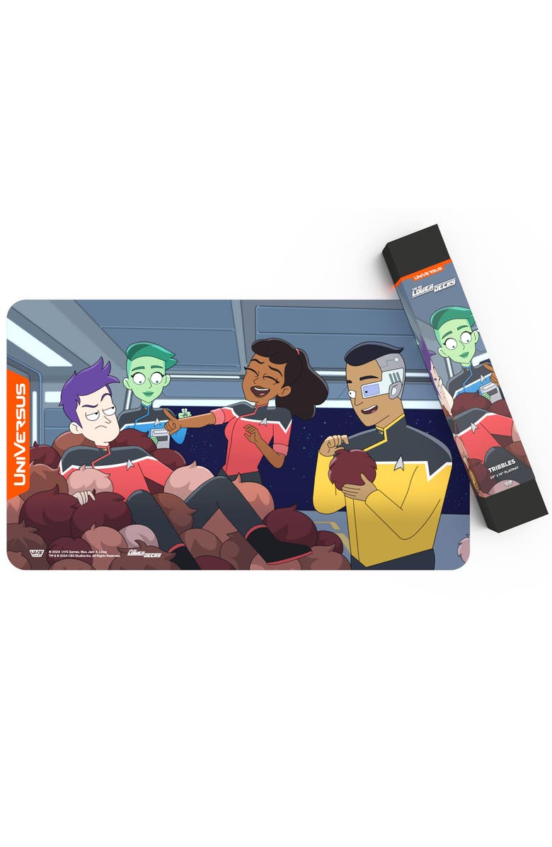 UniVersus Star Trek Lower Decks Tribbles Playmat, Alternate, color, 