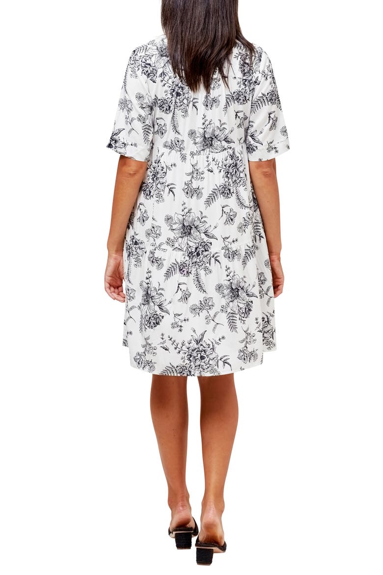 Valeria Maternity/Nursing Dress, Alternate, color, FLORA